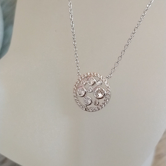 2/$30💕 BNWT Charmed Aroma Adjustable Sterling Silver Necklace - Picture 3 of 5